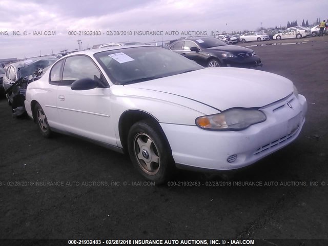 2G1WW12E939100320 - 2003 CHEVROLET MONTE CARLO LS თეთრი ფოტო 1