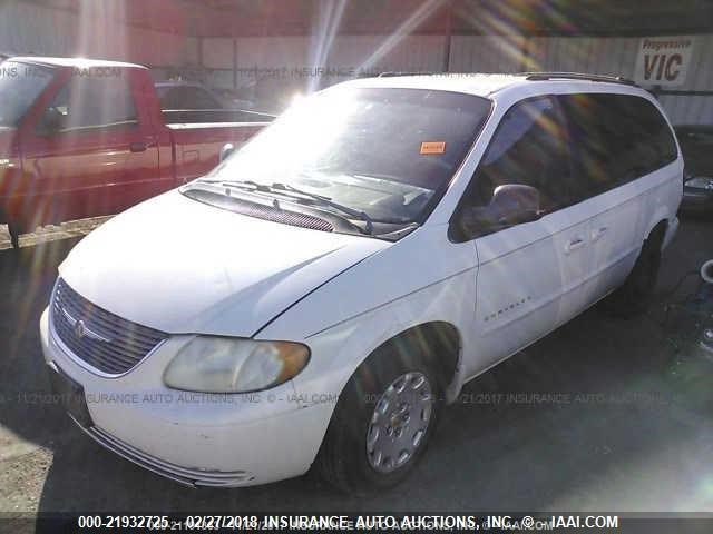 2C4GP44311R255141 - 2001 CHRYSLER TOWN & COUNTRY LX WHITE photo 2