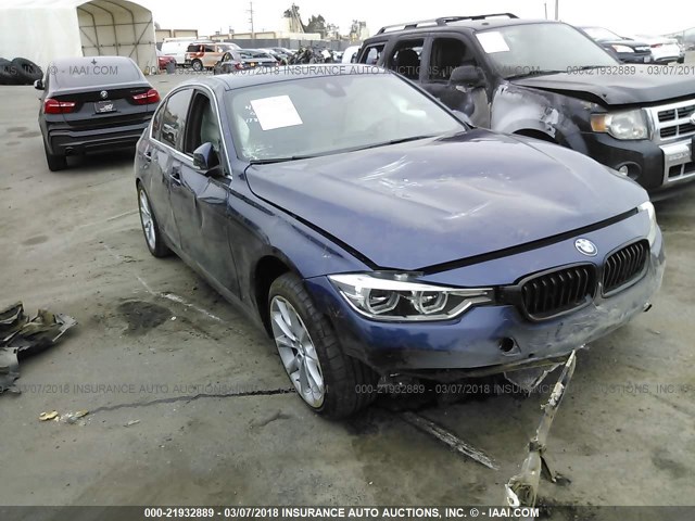 WBA8B3C5XGK384208 - 2016 BMW 340 I Կապույտ լուսանկար 1