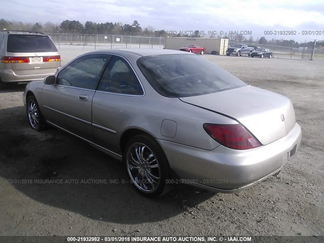 19UYA2259XL009441 - 1999 ACURA 3.0CL TAN photo 3