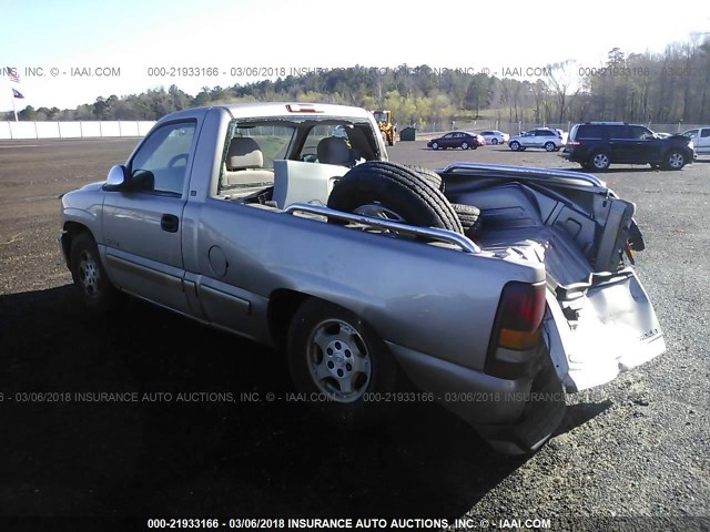 1GCEC14T02Z206098 - 2002 CHEVROLET SILVERADO C1500 SILVER photo 3