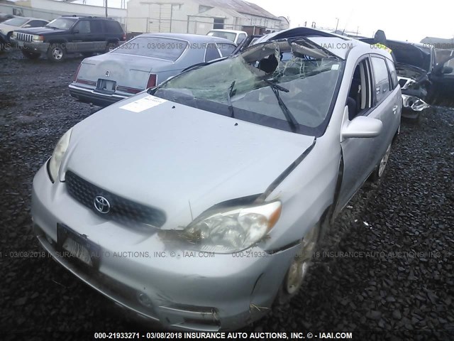 2T1LR32EX3C004368 - 2003 TOYOTA COROLLA MATRIX XR SILVER photo 2