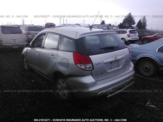 2T1LR32EX3C004368 - 2003 TOYOTA COROLLA MATRIX XR SILVER photo 3