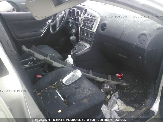 2T1LR32EX3C004368 - 2003 TOYOTA COROLLA MATRIX XR SILVER photo 5