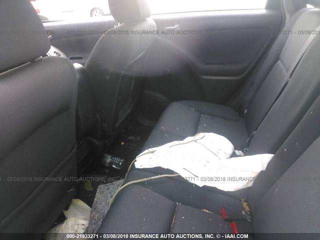 2T1LR32EX3C004368 - 2003 TOYOTA COROLLA MATRIX XR SILVER photo 8