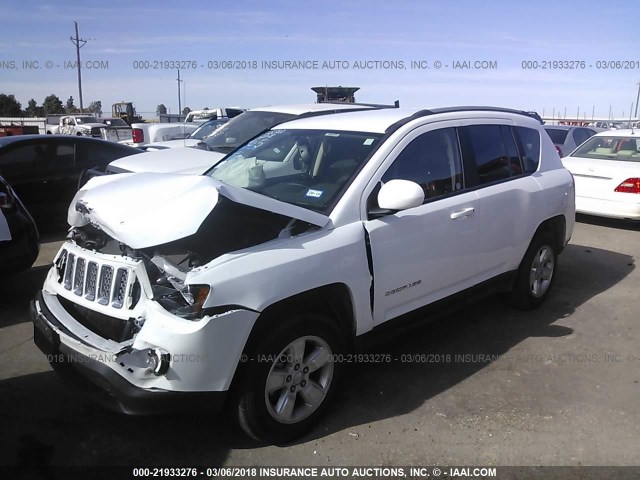 1C4NJCEB9GD559497 - 2016 JEEP COMPASS LATITUDE 白色 照片 2