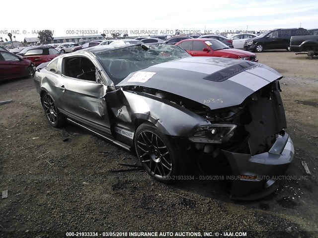 1ZVBP8JS2B5122770 - 2011 FORD MUSTANG SHELBY GT500 GRAY photo 1
