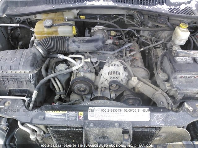 1J4GL48K86W133110 - 2006 JEEP LIBERTY SPORT Gümüş foto 10