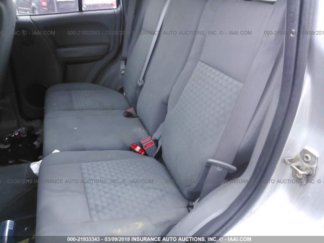 1J4GL48K86W133110 - 2006 JEEP LIBERTY SPORT Gümüş foto 8