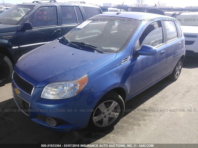 KL1TD6DE6AB136222 - 2010 CHEVROLET AVEO LS/LT BLUE photo 6