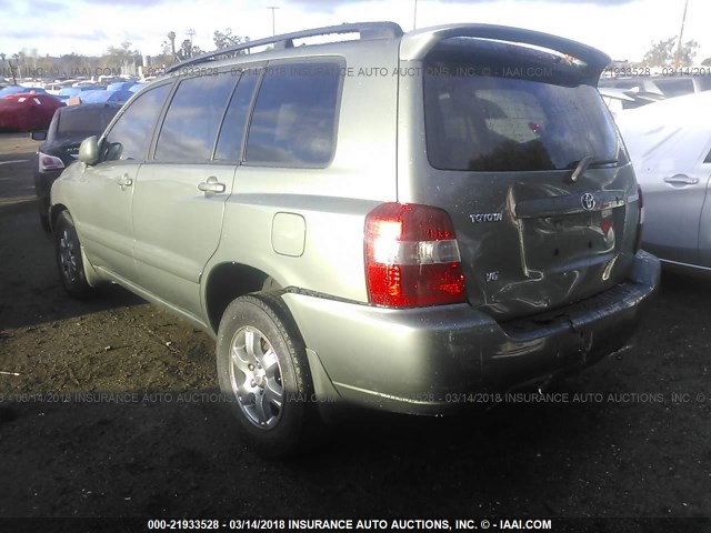 JTEDP21A750053507 - 2005 TOYOTA HIGHLANDER LIMITED GRAY photo 3