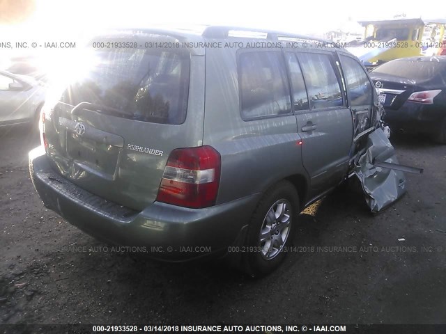 JTEDP21A750053507 - 2005 TOYOTA HIGHLANDER LIMITED GRAY photo 4