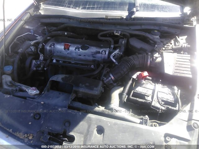 1HGCP2F84BA007856 - 2011 HONDA ACCORD EXL RED photo 10