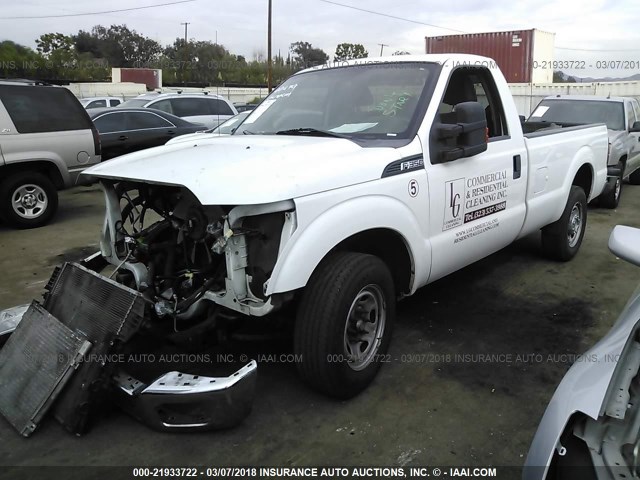 1FTBF3A68DEA92124 - 2013 FORD F350 SUPER DUTY WHITE photo 2