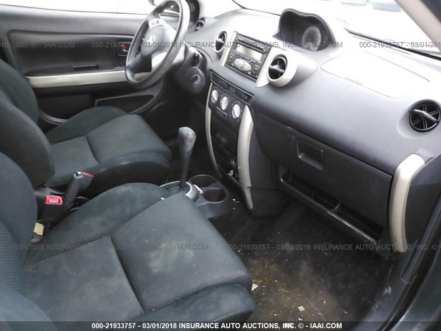 JTKKT624360147644 - 2006 TOYOTA SCION XA GRAY photo 5