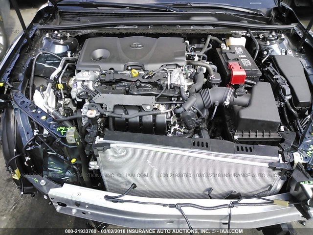 4T1B11HK8JU532636 - 2018 TOYOTA CAMRY L/LE/XLE/SE/XSE GREEN photo 10