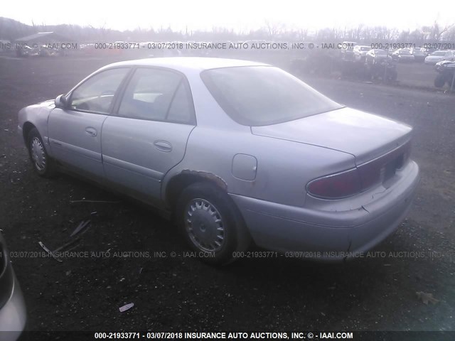 2G4WS52J1Y1289750 - 2000 BUICK CENTURY CUSTOM SILVER photo 3