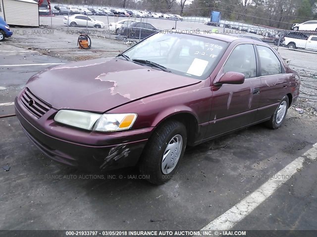 4T1BG22K2XU466980 - 1999 TOYOTA CAMRY CE/LE/XLE MAROON photo 2