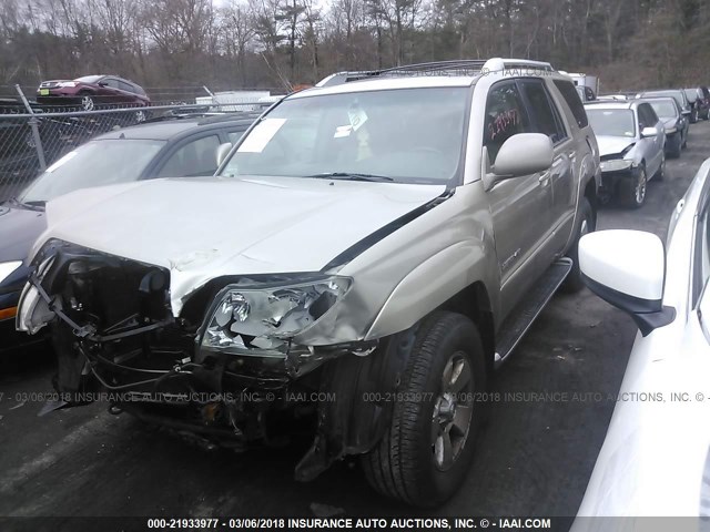 JTEBT17R130014175 - 2003 TOYOTA 4RUNNER LIMITED GOLD photo 2