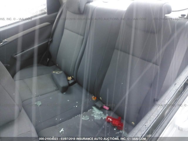 KL1TD56697B045342 - 2007 CHEVROLET AVEO LS SILVER photo 8