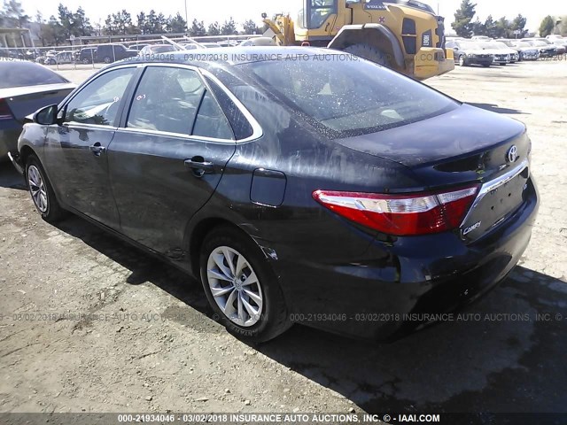 4T4BF1FK1FR470238 - 2015 TOYOTA CAMRY LE/XLE/SE/XSE 黑色 照片 3