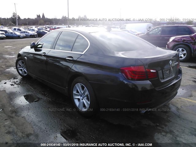 WBAXH5C54CDW02535 - 2012 BMW 528 XI BLACK photo 3