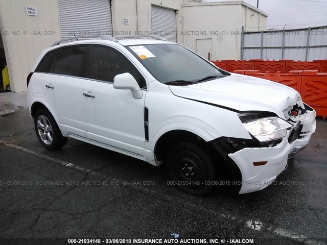 3GNAL3EK3ES659902 - 2014 CHEVROLET CAPTIVA LT WHITE photo 1