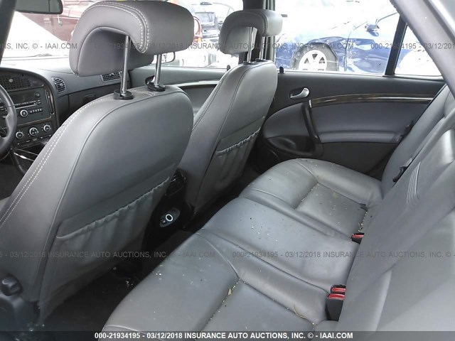 YS3ED49G563527324 - 2006 SAAB 9-5 GRAY photo 8