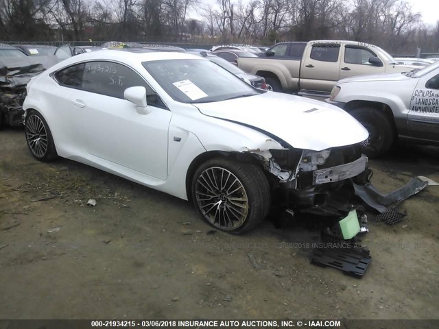 JTHHP5BC3F5003567 - 2015 LEXUS RC-F WHITE photo 1