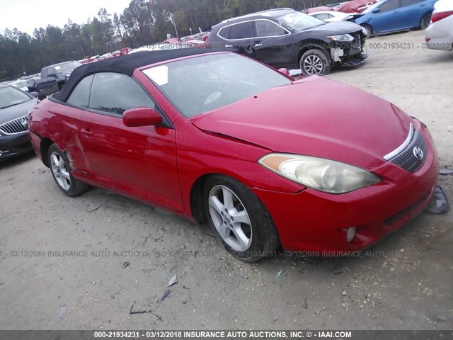 4T1FA38P36U085181 - 2006 TOYOTA CAMRY SOLARA SE/SLE წითელი ფოტო 1