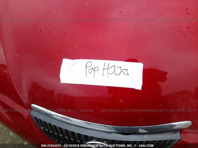 4T1FA38P36U085181 - 2006 TOYOTA CAMRY SOLARA SE/SLE წითელი ფოტო 10