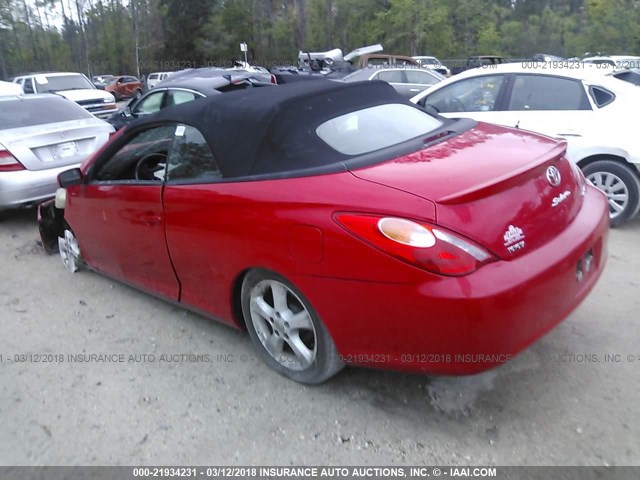 4T1FA38P36U085181 - 2006 TOYOTA CAMRY SOLARA SE/SLE წითელი ფოტო 3
