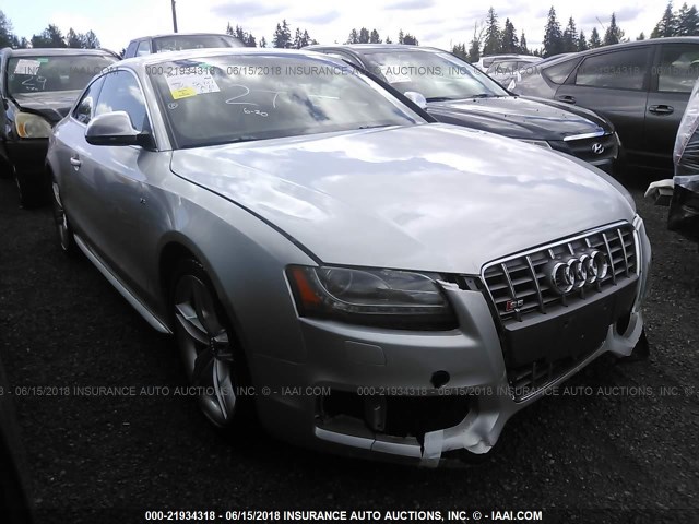 WAURV78T29A011344 - 2009 AUDI S5 QUATTRO SILVER photo 1