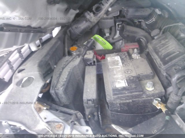 3N1BC1CP2BL514858 - 2011 NISSAN VERSA S/SL SILVER photo 10