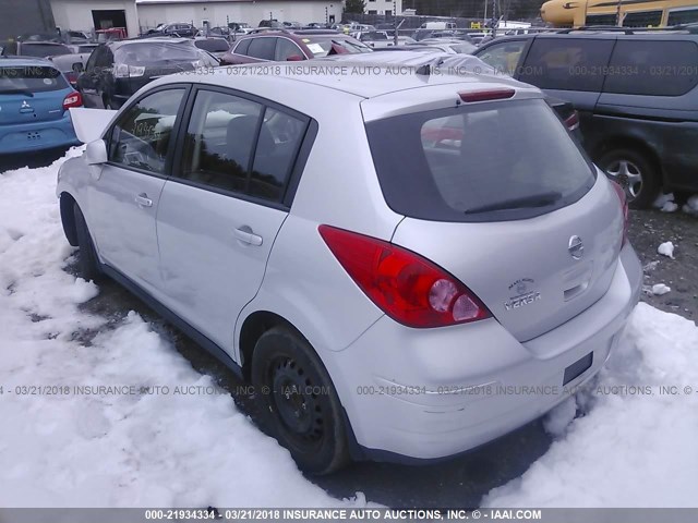 3N1BC1CP2BL514858 - 2011 NISSAN VERSA S/SL SILVER photo 3