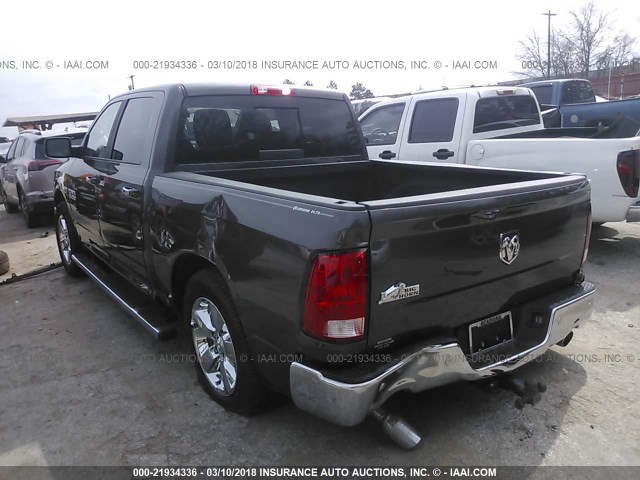 3C6RR6LT2HG592120 - 2017 RAM 1500 SLT GRAY photo 3