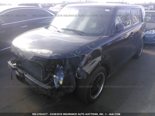 JTLZE4FE3A1108485 - 2010 TOYOTA SCION XB PURPLE photo 2