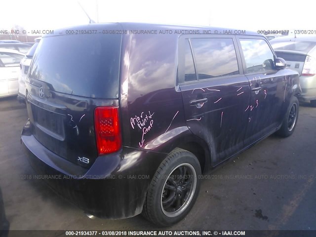 JTLZE4FE3A1108485 - 2010 TOYOTA SCION XB PURPLE photo 4