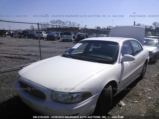 1G4HP52KX4U110610 - 2004 BUICK LESABRE CUSTOM WHITE photo 2