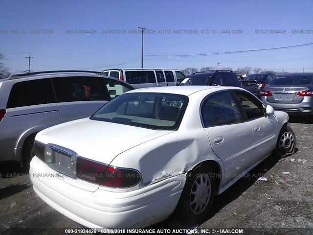 1G4HP52KX4U110610 - 2004 BUICK LESABRE CUSTOM WHITE photo 4