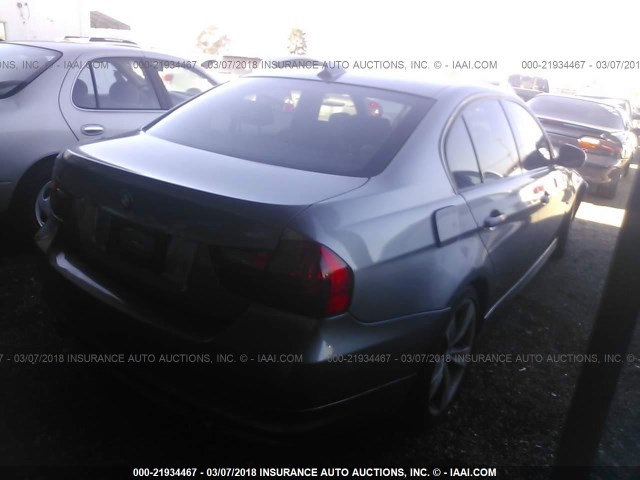 WBAPM77559NL86697 - 2009 BMW 335 I GRAY photo 4