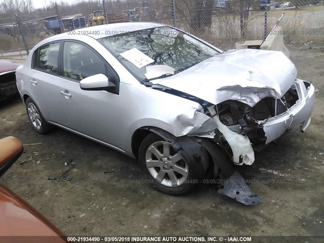 3N1AB61E08L610851 - 2008 NISSAN SENTRA 2.0/2.0S/2.0SL SILVER photo 1