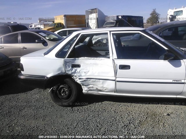 1Y1SK5466NZ002302 - 1992 GEO PRIZM LSI WHITE photo 6