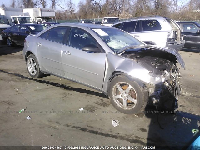 1G2ZG58B374234579 - 2007 PONTIAC G6 SE SILVER photo 1