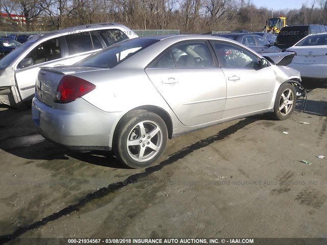 1G2ZG58B374234579 - 2007 PONTIAC G6 SE SILVER photo 4