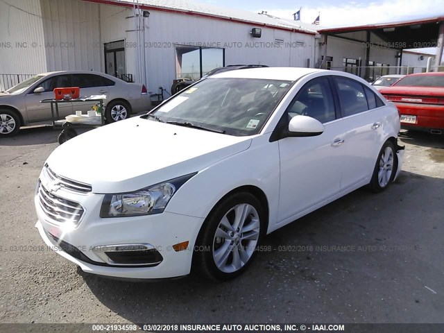 1G1PG5SB9G7224741 - 2016 CHEVROLET CRUZE LIMITED LTZ WHITE photo 2