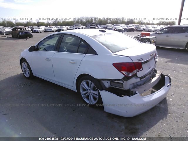 1G1PG5SB9G7224741 - 2016 CHEVROLET CRUZE LIMITED LTZ WHITE photo 3