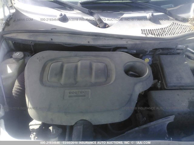 3GNCA13B09S627341 - 2009 CHEVROLET HHR LS WHITE photo 10