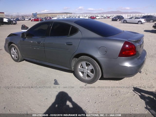 2G2WP552281144957 - 2008 PONTIAC GRAND PRIX GRAY photo 3
