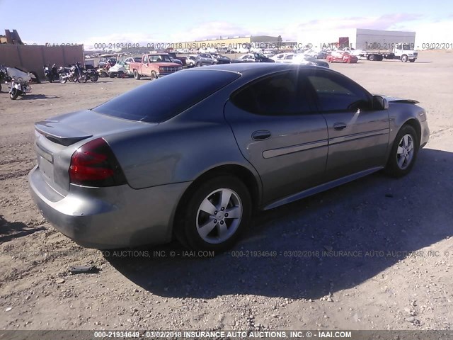 2G2WP552281144957 - 2008 PONTIAC GRAND PRIX GRAY photo 4